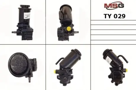 Насос ГУР новый TOYOTA 4 RUNNER 1995-2002, LAND CRUISER PRADO 1996-2003 MSG TY029