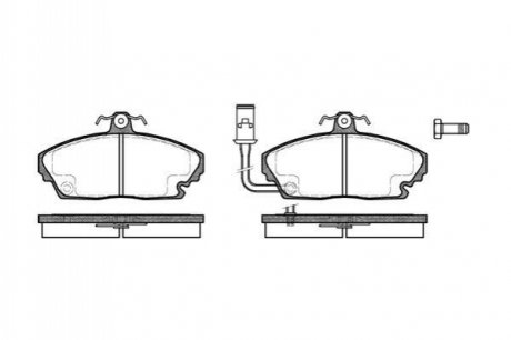 Колодки гальмівні (задні) MB Sprinter 209-319 CDI/VW Crafter 30-35 06- ROADHOUSE 21246 (фото 1)