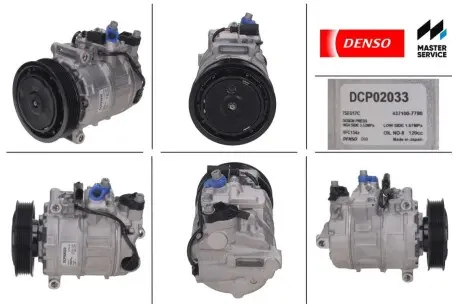 Компрессор новый AUDI A4 (8EC, B7) 05-08, AUDI A6 04-11, AUDI A8 02-10 DENSO DCP02033