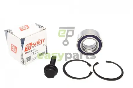 Підшипник маточини (передньої) Audi 100/200/A4/A6 -05 (43x82x37) (к-кт) Solgy 216116