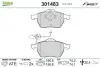 Комплект тормозных колодок, дисковый тормоз Valeo 301483 (фото 2)