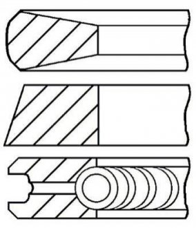 Кольца поршневые 1.9TD 1.9D PEUGEOT BOXER FIAT DUCATO CITROEN JUMPER GOETZE 08-325507-00