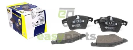 Колодки гальмівні (передні) VW T5/Multivan V 03-15/Touareg 03-10 (+датчик) ICER 181778