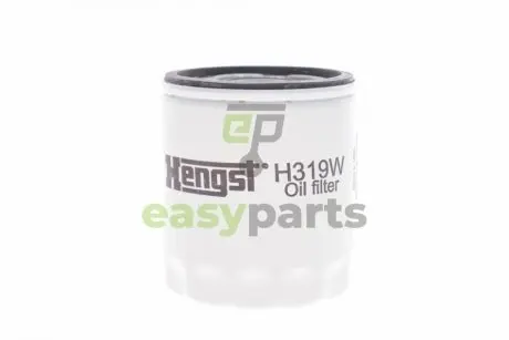 Фільтр масляний Ford Focus 1.8-2.0 04-12/1.0-2.3 Ecoboost/1.6Ti-VCT 12-/Range Rover 2.0-2.2 11- HENGST FILTER H319w