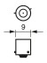 Автолампа H6W 12V 6W BAX9s Pure Light (BL/к-кт 2шт.) BOSCH 1987301035 (фото 7)