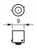 Автолампа H6W 12V 6W BAX9s Pure Light (BL/к-кт 2шт.) BOSCH 1987301035 (фото 7)