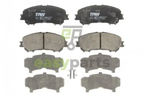 Тормозные колодки дисковые NISSAN Qashqai/Rogue/X-trail "F\'\'13>> TRW GDB3631