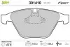 Комплект тормозных колодок, дисковый тормоз Valeo 301410 (фото 1)