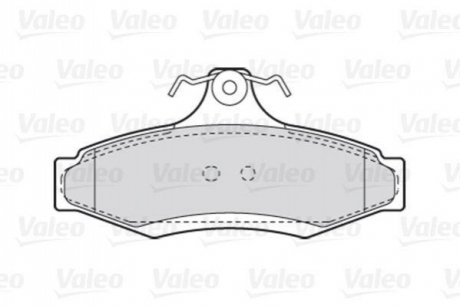 Комплект тормозных колодок, дисковый тормоз Valeo 301902