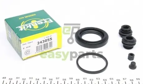 Ремкомплект супорта (заднього) Hyundai ix55 08- (d=43mm) (Kasko) FRENKIT 243055