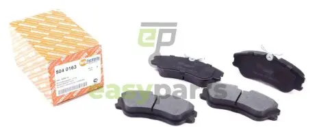 Колодки тормозные (передние) Citroen Berlingo/Peugeot Partner 96- AUTOTECHTEILE 504 0163