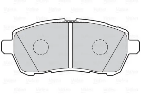 Тормозные колодки дисковые FORD/MAZDA Fiesta/2 "1,25-1,6 "F "07>> Valeo 302220