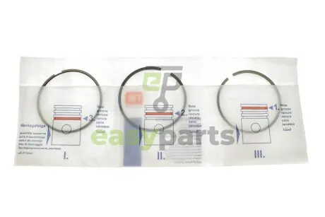 Кільця поршневі Fiat Ducato 1.9D/TD 90- (82.60mm/STD) (2.5-2-3) = 8920660000 NPR 120 020 0036 00