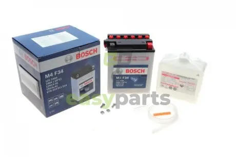 Акумуляторна батарея 14Ah/190A (136x90x167/+R/B0) (мото) замінено на 0986FA1050 BOSCH 0092M4F340 (фото 1)