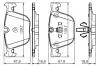 Комплект тормозных колодок, дисковый тормоз BOSCH 0986494339 (фото 7)