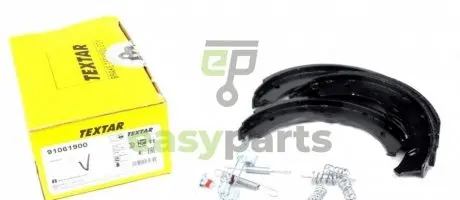 Колодки ручника MB Vito (W639) 03- (186x20) (з пружинками) TEXTAR 91061900