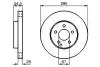 Гальмівний диск MB W211 \'\'F \'\'02>> - заміна на 0986479039 BOSCH 0986479038 (фото 4)