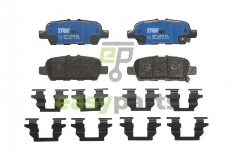 Тормозные колодки дисковые NISSAN Leaf (ZE0) Electric "R "10>> TRW GDB3508BTE