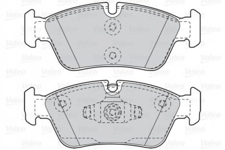 Тормозные колодки дисковые BMW 1(E87)/3(E90,91) "2,0 "F "03-11 Valeo 302050