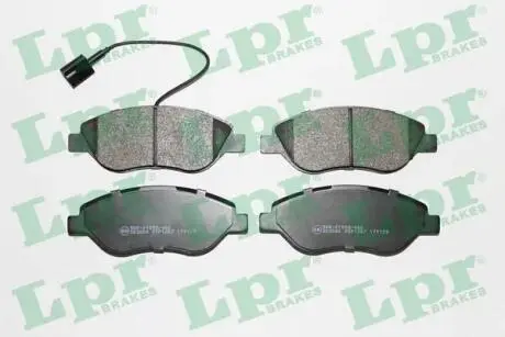 Комплект тормозных колодок, дисковый тормоз LPR 05P1267
