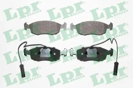 Комплект тормозных колодок, дисковый тормоз LPR 05P755
