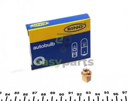 Автолампа 24V 1.44W EBS-N10 BAX8.5D Beige (в щиток приладів) Ring R8328