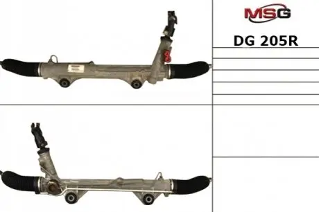 Рулевая рейка с ГУР восстановленная DODGE DURANGO 2003-2009 MSG DG205R