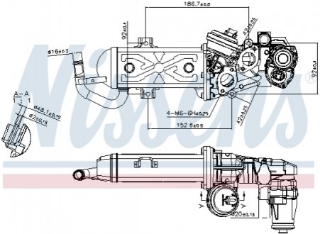 Клапан EGR NISSENS 98178