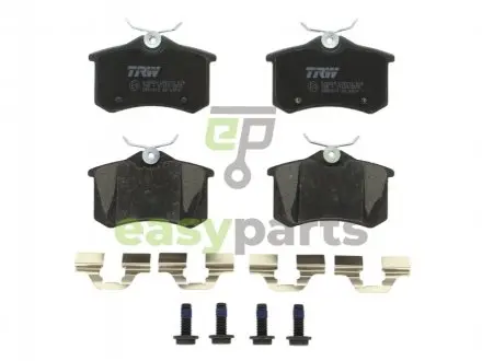 Гальмівні колодки дискові CITROEN/PEUGEOT C3/207 "R "06>> TRW GDB1813