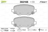 Тормозные колодки дисковые JEEP Cherokee &quot;2,0-3,2 &quot;R &quot;13&gt;&gt; Valeo 302166 (фото 1)