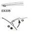ExactFit Rear Щітка склоочисника,задня OEM (330мм) Trico EX335 (фото 3)