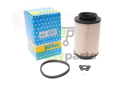 Фільтр паливний VW Caddy 1.9TDI-2.0SDI (5 болтів) Purflux C505