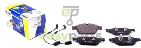 Колодки тормозные (передние) Audi A6/A7/A8 10- (+датчики) ICER 181993