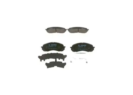 SUBARU гальмівні колодки передн. Impreza 1.5 08- BOSCH 0986494373