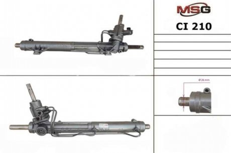 Рульова рейка з ГУР відновлена CITROEN C5 2001-2004 MSG CI210R