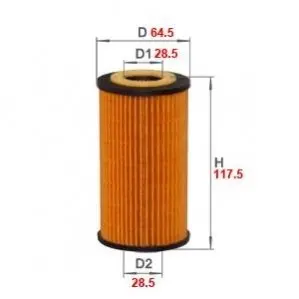 ALPHA HONDA фільтр масляний вставка Accord 2.2 CDTI 04- ALPHA FILTER AF239