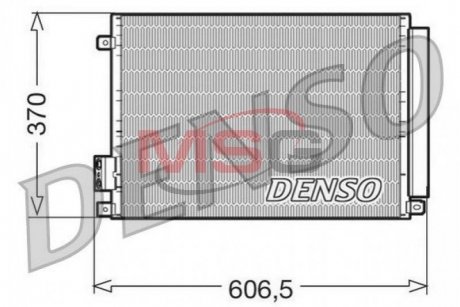 Конденсер кондиционера DENSO DCN09045 (фото 1)