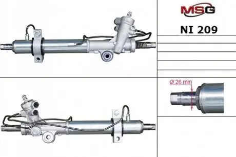 Рулевая рейка с ГУР новая NISSAN MURANO (Z50) 2003-2008 MSG NI209