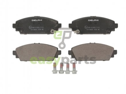 Гальмівні колодки дискові HONDA Civic/Accord "F "98-06 Delphi LP1526 (фото 1)