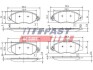 Колодки тормозные дисковые передние FORD TRANSIT 00-06 FAST FT29547 (фото 1)