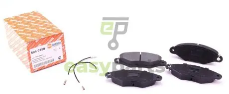 Колодки гальмівні (передні) Renault Kangoo 97- (Bosch) AUTOTECHTEILE 504 0150