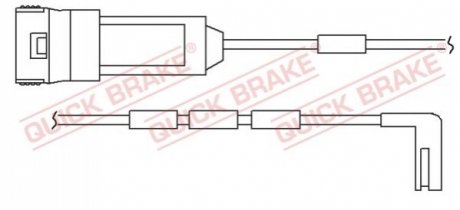 Датчик износа тормозных колодок QUICK BRAKE WS 0124 A (фото 1)