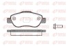 Колодки тормозные дисковые передние FIAT PANDA 03-12 REMSA 1100.00 (фото 1)