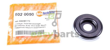 Подшипник амортизатора опорный Renault Kangoo 97-09 AUTOTECHTEILE 502 0050