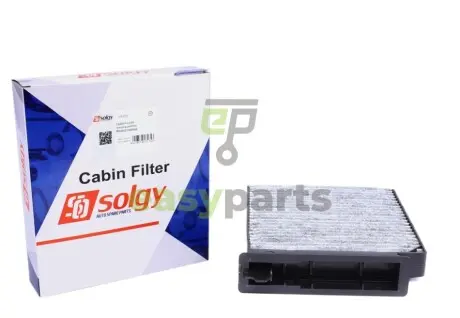 Фільтр салону Renault Clio/Dacia Logan 04- (вугільний) Solgy 104025