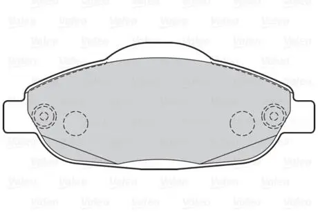 Гальмівні колодки дискові PEUGEOT 3008/308 "F "07-16 Valeo 302215