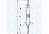 Свічка розжарювання RENAULT Kangoo 1,5dCi 09-, DACIA Logan 1,5dCi 10-, NISSAN MAGNETI MARELLI UY18A (фото 1)