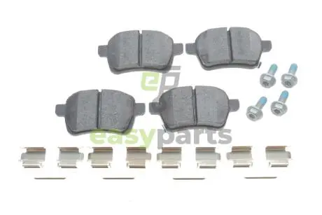 Колодки гальмівні (задні) Fiat 500L 13-/Tipo 15-/Opel Corsa E 14- (з болтами) BOSCH 0986494825