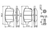 OPEL колодки гальм. задн. Corsa E 1,0-1,6 14- BOSCH 0986494825 (фото 7)