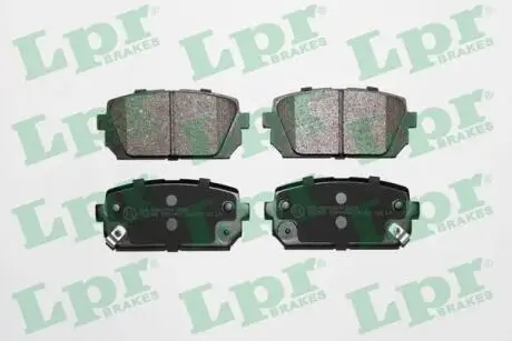 Комплект тормозных колодок, дисковый тормоз LPR 05P1416